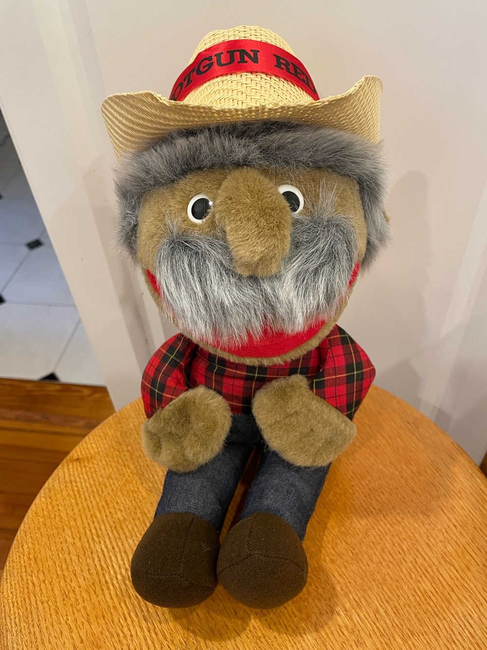 ShotGun Red Plush Doll Grandpa Cowboy